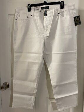 Lauren Ralph Lauren Classic Straight Cropped Jean